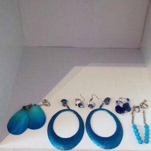 Blue earrings